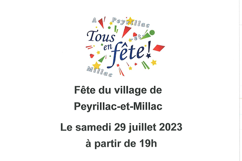 Fête du village de Peyrillac et Millac - Pechsdelesperance