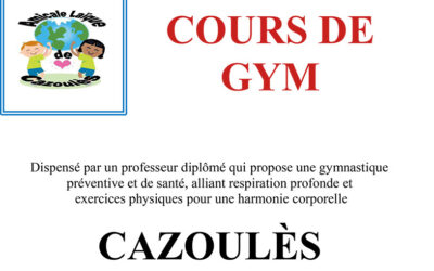 Cours de Gym à Cazoulès